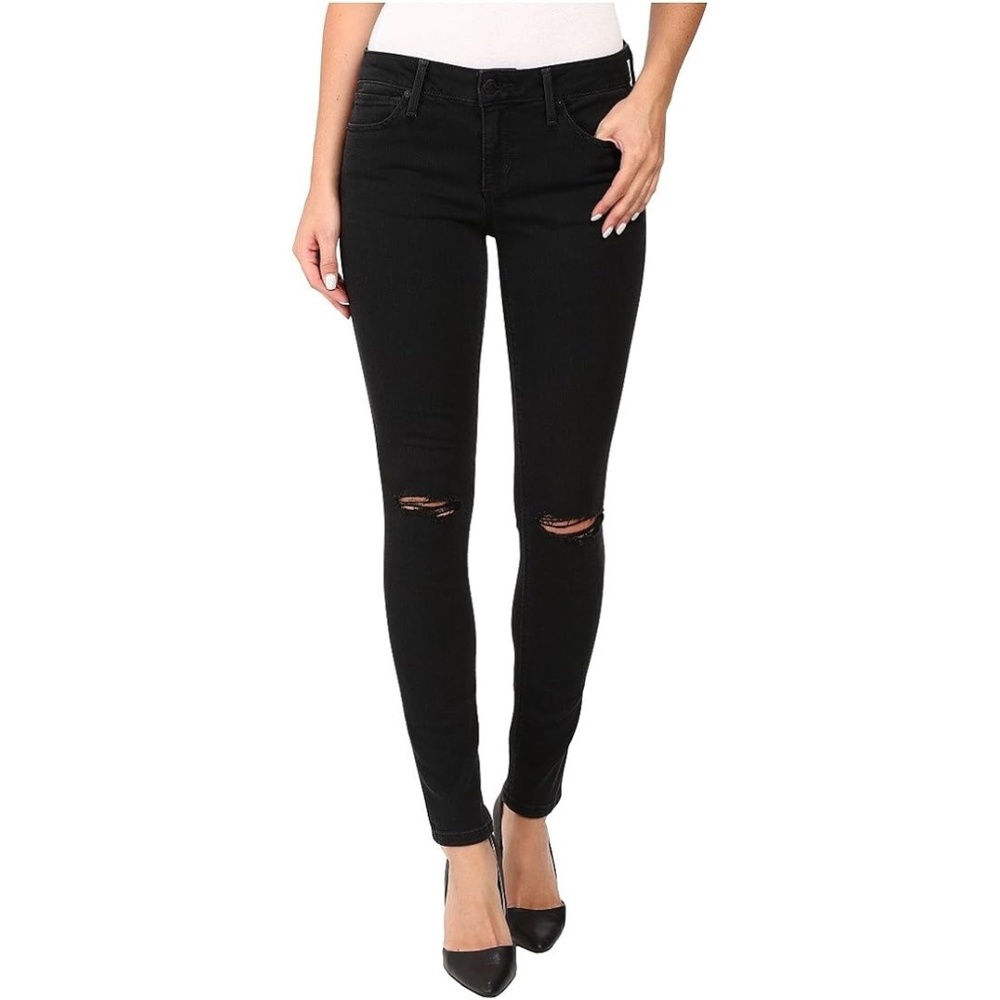 Joe's Jeans Flawless The Vixen Sassy Skinny Ankle Jeans in Black NWOT 25x26